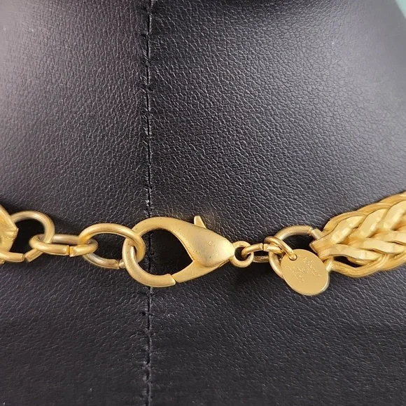 SOLD Signed Norma Jean Gold-tone Necklace - Picture 3 of 5